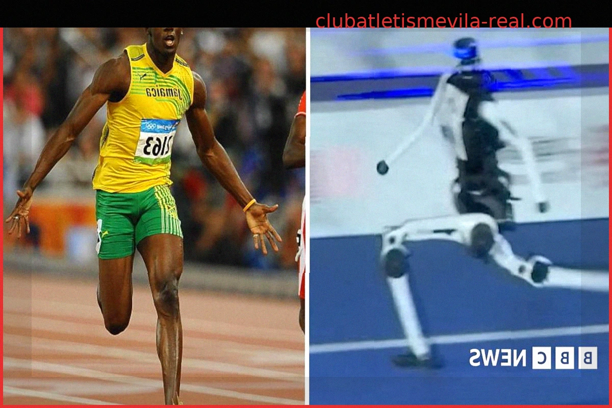 Momento en que un Robot Humanoide Supera el Récord de Usain Bolt en 100 Metros
