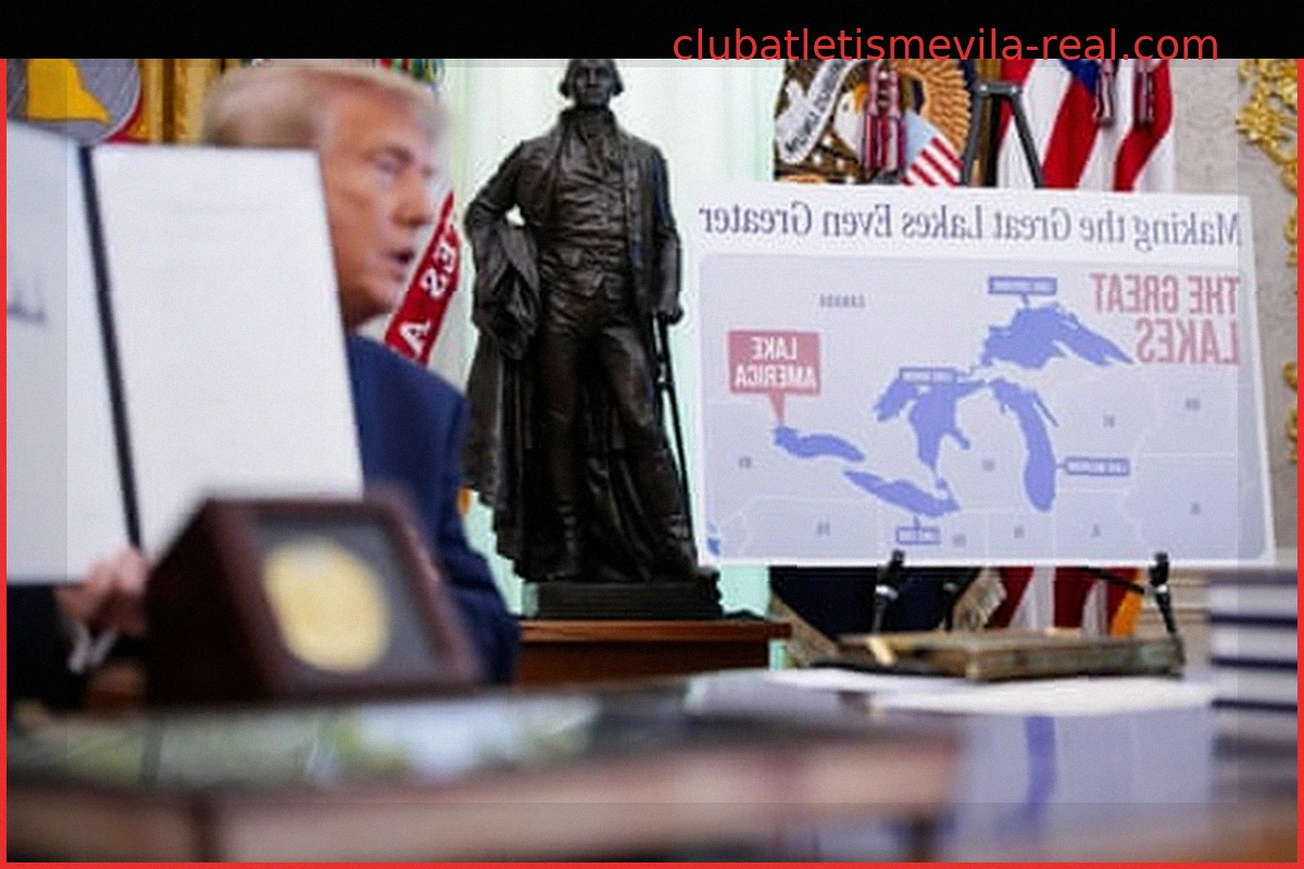 Trump renombra el lago Ontario como Lago América