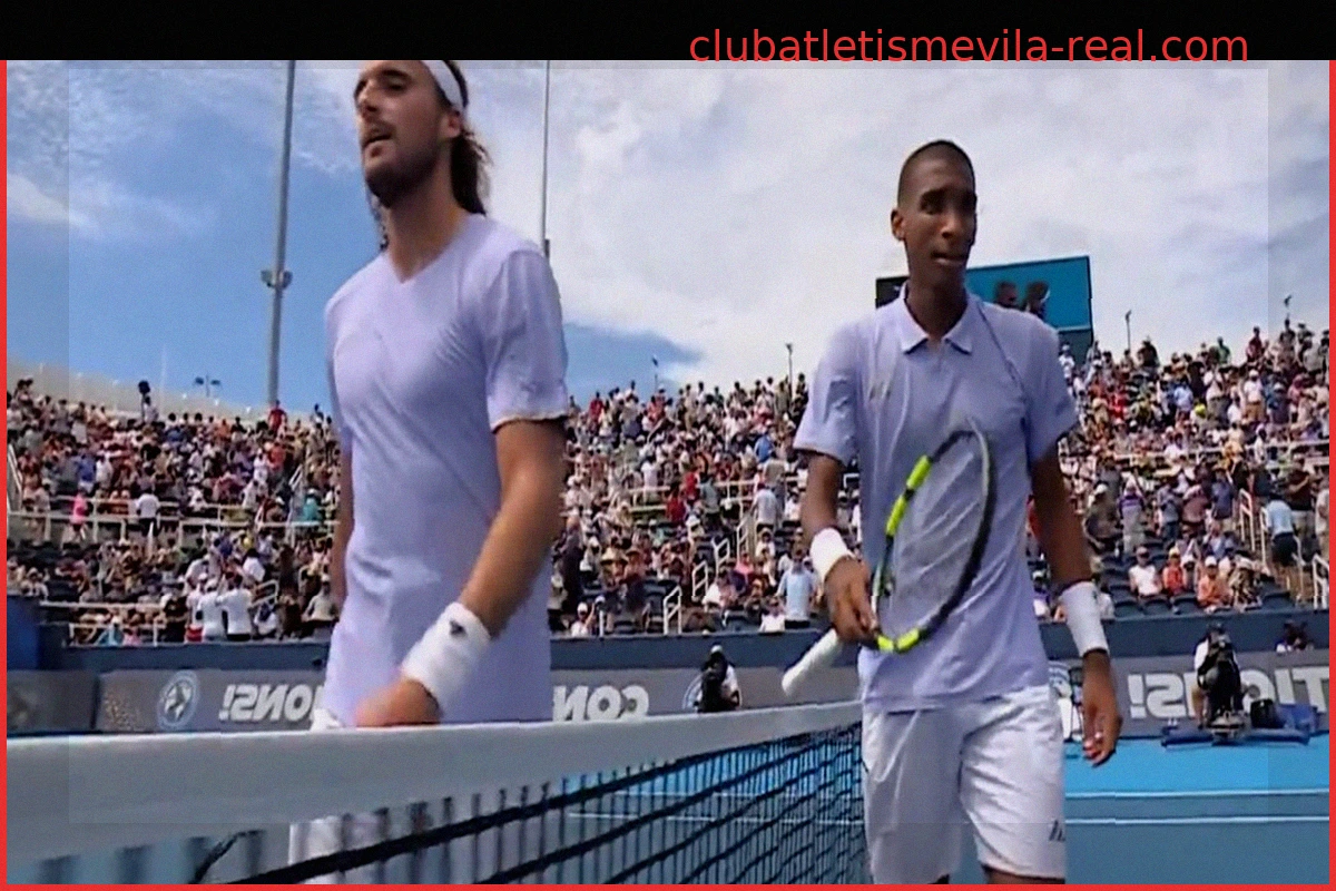 Auger-Aliassime supera a Tsitsipas en un final con viento y consigue su primera victoria en cuatro años